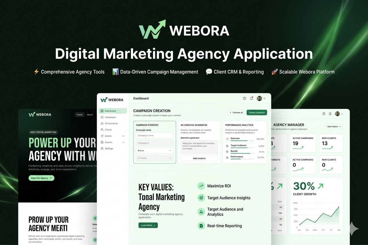 Digital Agency Web Application